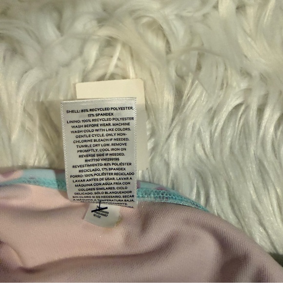 Art Class Girls Leopard Two-Piece Bikini Pink Blue Size M 7/8 NEW - Picture 8 of 9